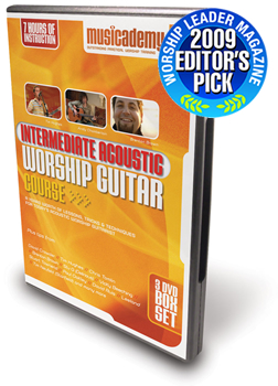 Intermediate Acoustic Guitar Course now available as 12 online downloads. Save 20%