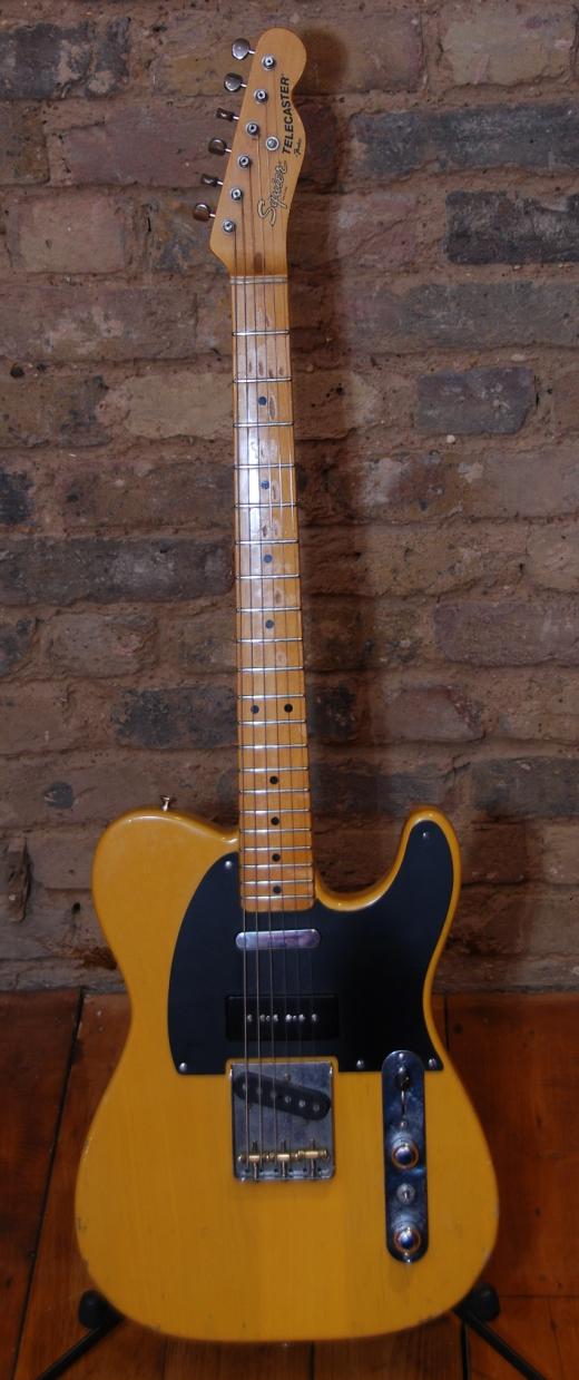 silvertone electric guitar black