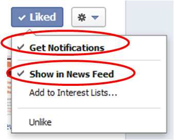 How to ensure you see ALL our Facebook updates