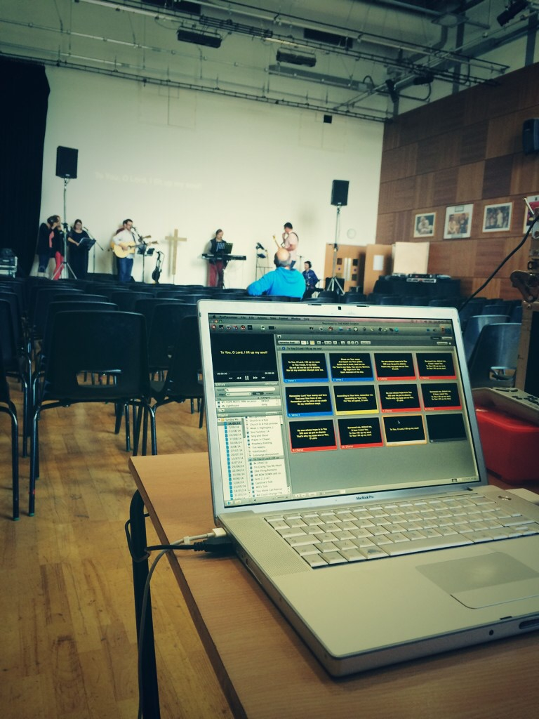 Here's how one church does their set up each week