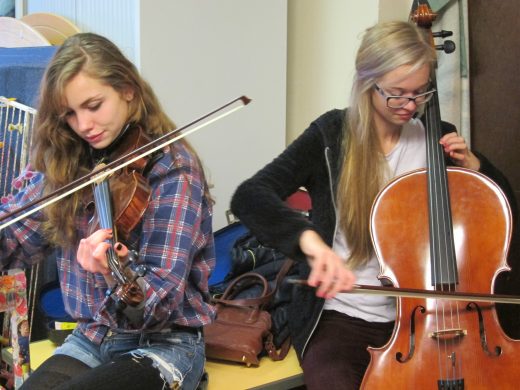 Orchestral Instrument Training in Church
